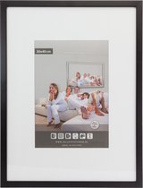 Houten Fotolijst - Profiel M142 - 20 x 25 cm - Zwart Glad