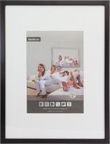 Houten Fotolijst - Profiel M142 - 50 x 65 cm - Zwart Glad