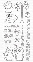 Penguins in Paradise Clear Stamps (BB-128)
