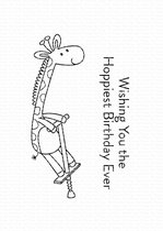 Jumping Giraffe Clear Stamps (CS-418)