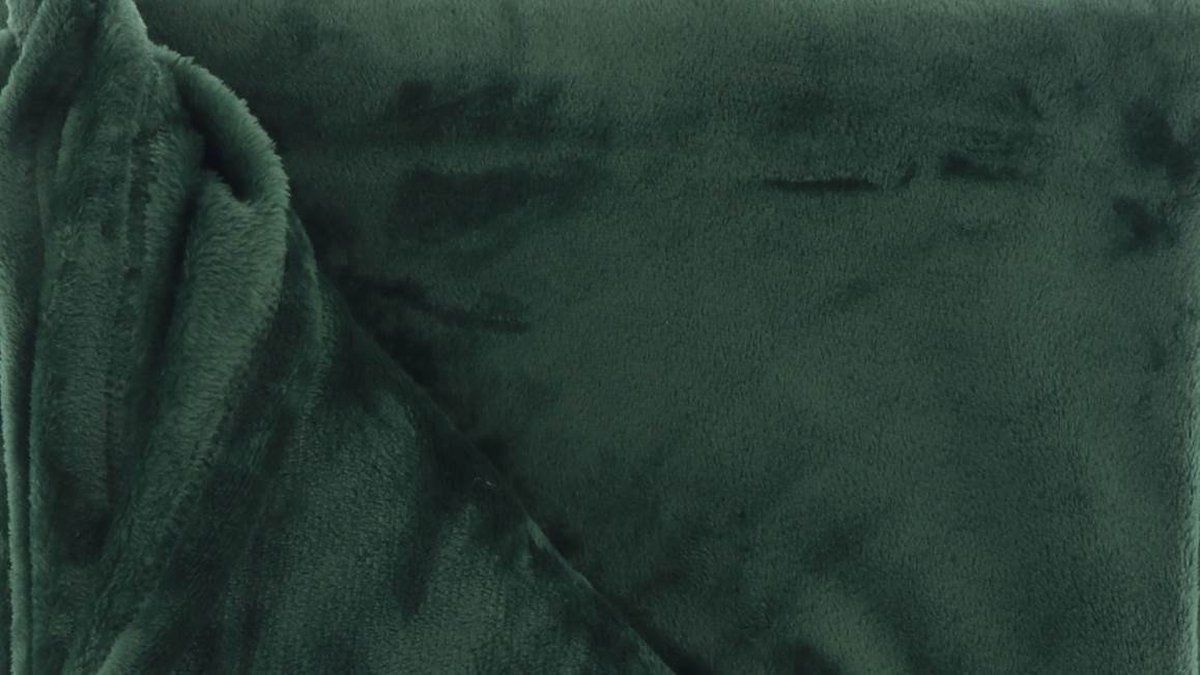 Unique Living Blush Plaid - 150x200 cm - Dark Green