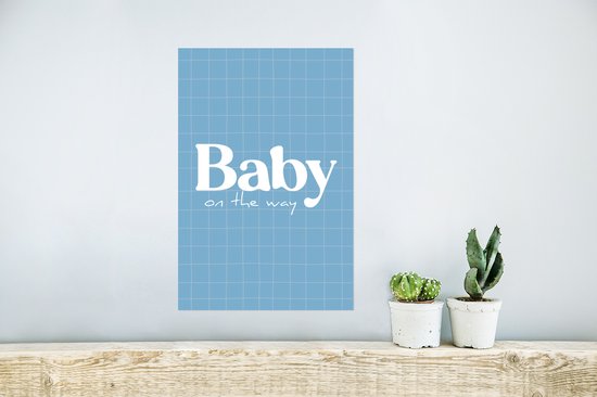 Affiche Annonce Bébé - Grossesse - Citations - 20x30 cm - Cadeau Saint Valentin