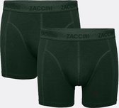 Zaccini - boxershorts - Groen - 2-pak