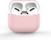 AirPods 3 Hoesje Silicone Case - AirPods 3 Case Siliconen Hoes - AirPods 3 Hoes Cover - Roze