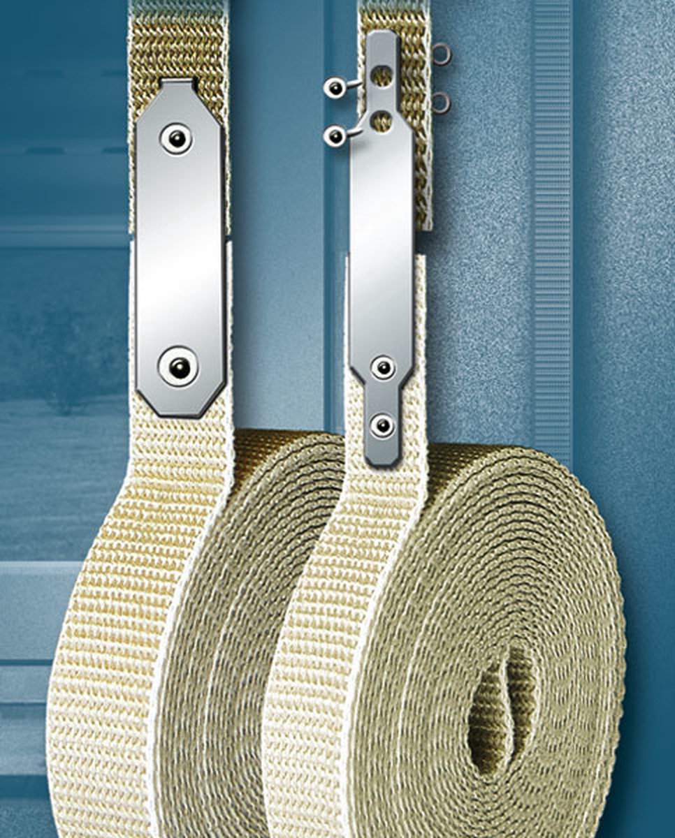 Schellenberg 34302 Reparatieset voor rolluikbanden Gurtfix MAXI 23 mm x 4,3 m, Bandreparatieset, Grijs