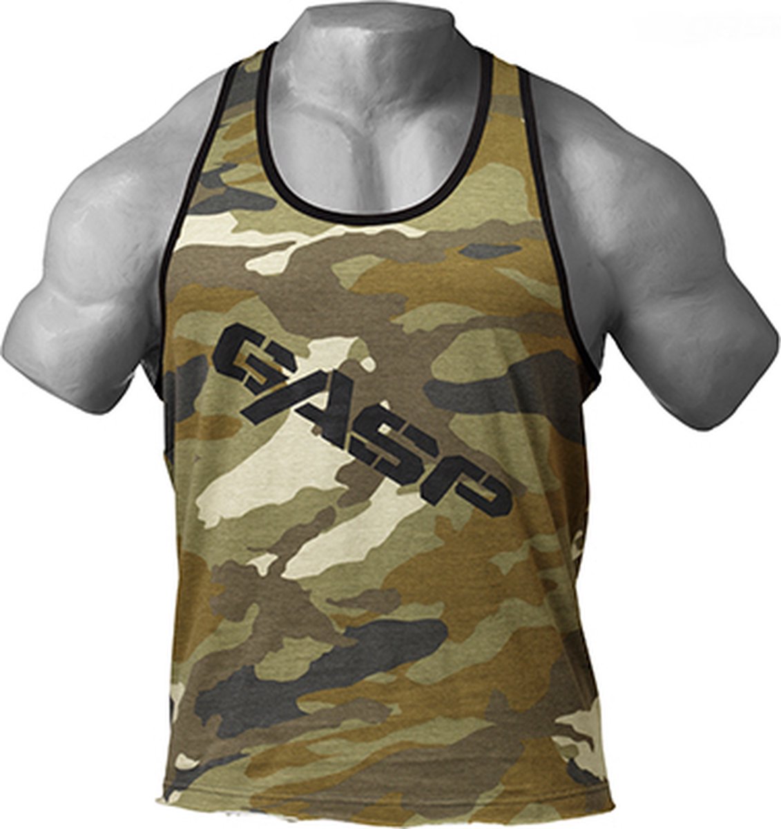 Vintage T-back (Green Camo) S