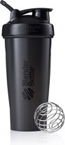 BlenderBottle™ CLASSIC Big Fashion Zwart FC met oog - Eiwitshaker / Bidon / Shakebeker - 820 ml