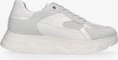 Tango | Kady fat 23-b white combi sneaker - white sole | Maat: 42