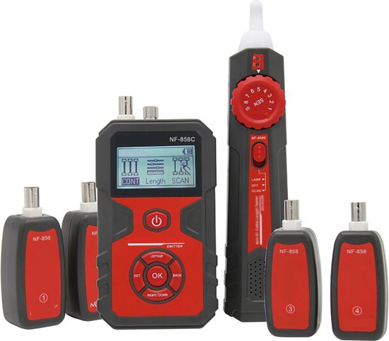 UT25CL Kabelzoeker, tester voor netwerkkabels, LAN, kabeltracking en