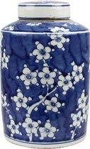The Ming Garden Collection | Chinees Porselein | Gemberpot Met Bloemen | Blauw & Wit