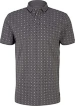 TOM TAILOR alloverprinted polo Heren Poloshirt - Maat L