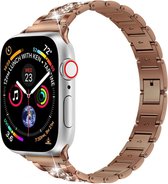 Apple Watch Stalen bandje 42-44-45mm - Rosegoud