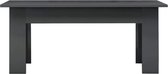 Furnibella – Salontafel 100x60x42 cm spaanplaat hoogglans grijs