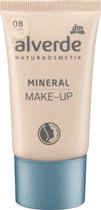 alverde NATURKOSMETIK Mineral Make-up 08 Champagne, 30 ml