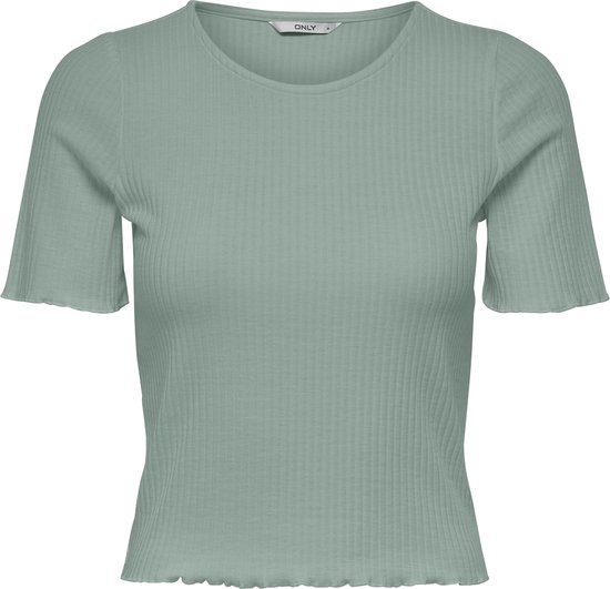 Only T-shirt Onlemma S/s Short Top Noos Jrs 15201206 Jadeite Dames Maat - L