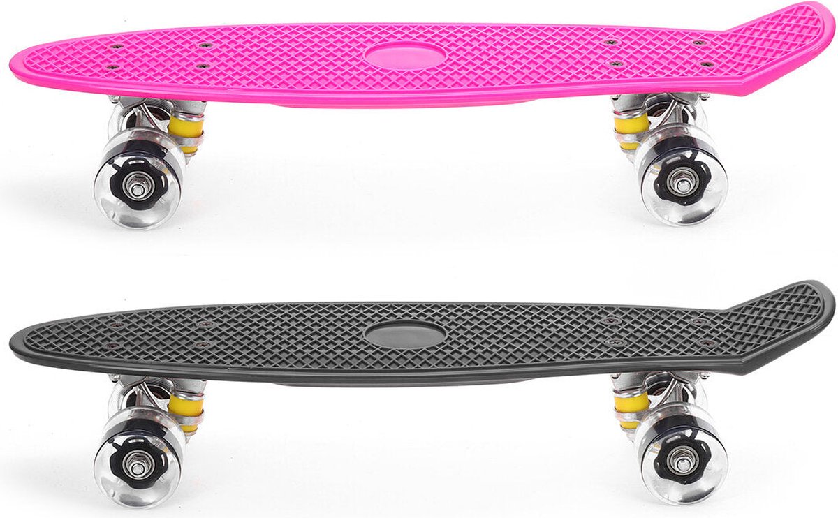 22-inch skateboard met led-verlichting op wiel