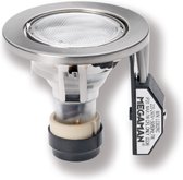 Megaman Max Recessed Downlight with GU10 Energy Saving Reflector 7W Warmwhite