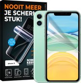 iPhone 11 Matt Cleanfilm Screenprotector - Glasbeschermer mat  – screenprotector mat - Premium - Mat - Screenprotector - voorkomt krassen en barsten - TPU Cleanfilm - supersterk en dun! - Hyd