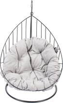 Duvo+ caviar metalen hangstoel 55x35x98cm