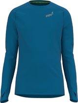 Inov-8 Base Longsleeve Heren - Sporttruien - blauw - maat L