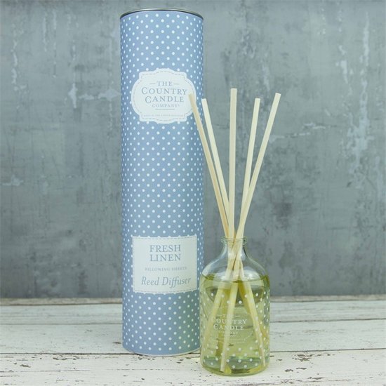 The Country Candle Company Fresh Linen - Geurstokjes