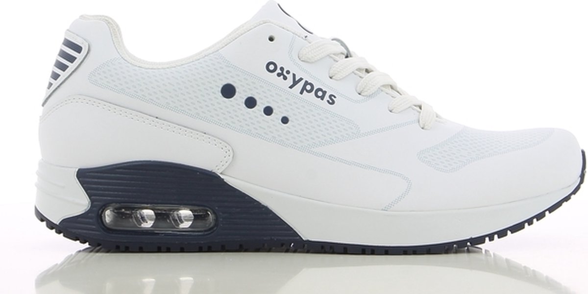 Oxypas Justin Medische schoenen Medische Klomp Antislip SRC Donkerblauw . bol