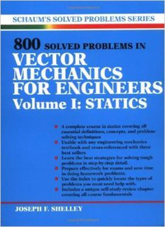 800 Solved Problems Invector Mechanics For Engineers