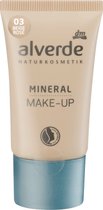 alverde NATURKOSMETIK Mineral Make-up beige rosé 03, 30 ml