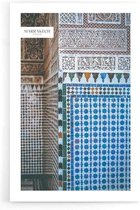 Walljar - Mosaic Tiles - Muurdecoratie - Poster