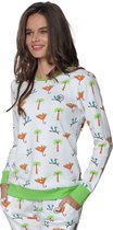 Happy Pyjama's | Jungle edition 2023 | pyama dames volwassenen | maat XL (XS-XXL) | Pyjama set | Premium zacht katoen