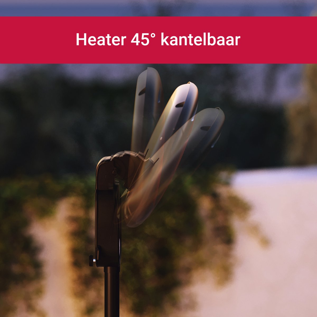 Sunred elektrische tafelheater Indox Ultra, 1200W bij