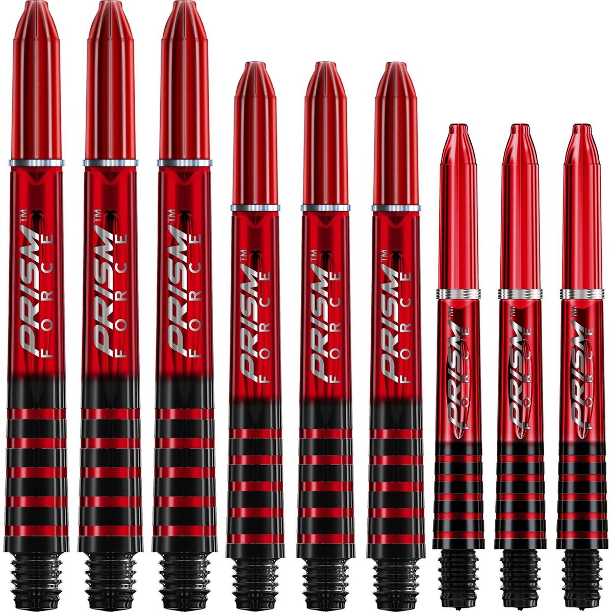 Winmau Prism Force Red - Dart Shafts Short