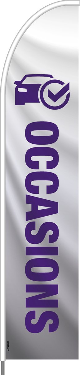 Beachflag - Occasions - Vlag + Hengelsysteem + Draagtas - Actievlag.nl