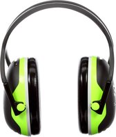 3M Peltor X4 - protection auditive - SNR 33 dB - noir avec néon vert