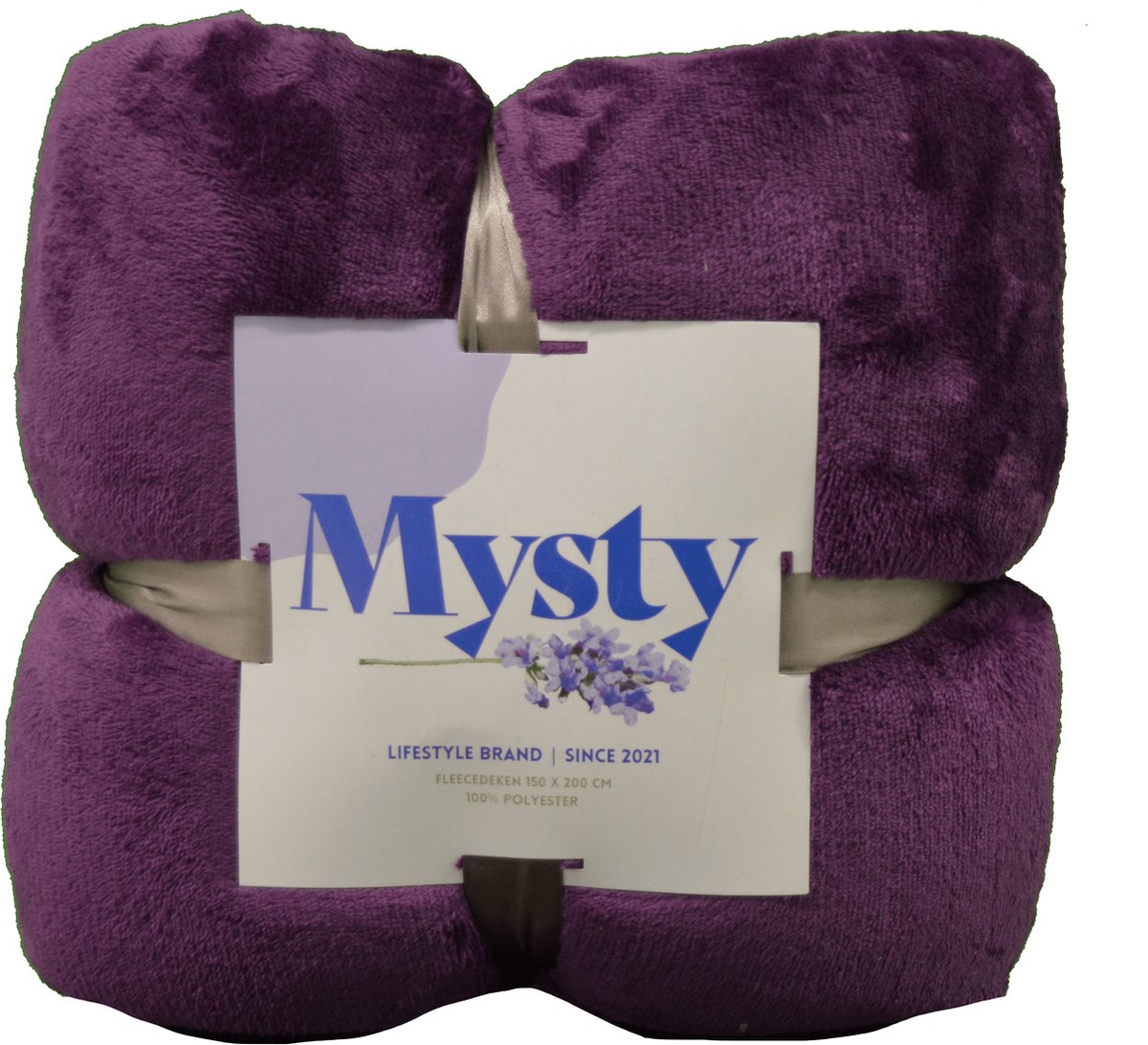 Mysty Plaid Purple 150x200cm 100% polyester