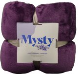 Plaid Purple - 150x200cm - 100% polyester - Mysty