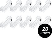 Kabelclips - Kabelhouder - Transparant - Zelfklevend - Kabelbinder - Kabel organiser