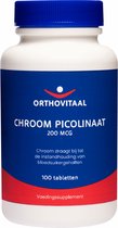 Orthovitaal - Chroom Picolinaat - 100 tabletten - Mineralen - vegan - voedingssupplement