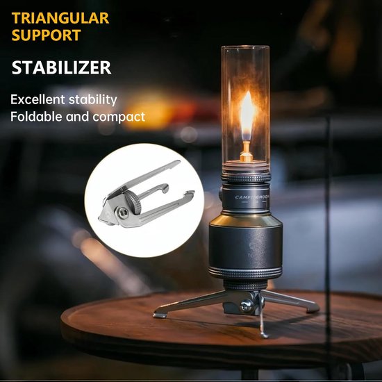 Outdoor Roestvrij Staal 1/4 Camera Stands Opvouwbaar Aluminium Gastank Statief Camping Gaslantaarnstandaard van Merkloos — afbeelding 5