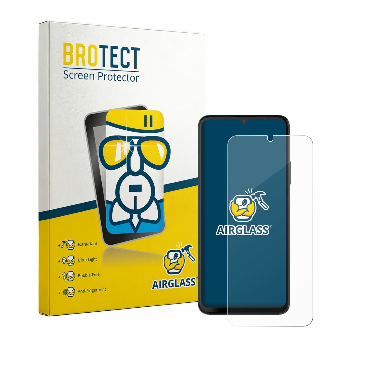 Screenprotector voor NUU Mobile X10 5G Beschermglas transparant