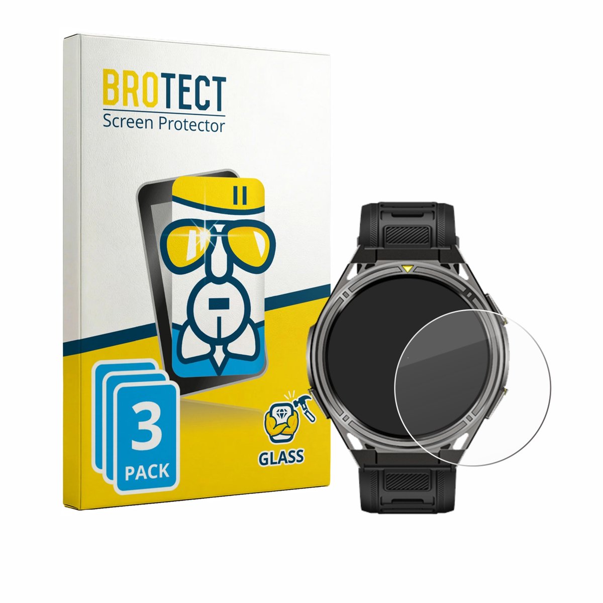 BROTECT - Glas Screenprotector voor Cubot GT5 - Gehard Beschermglas 9H 3 Stuks