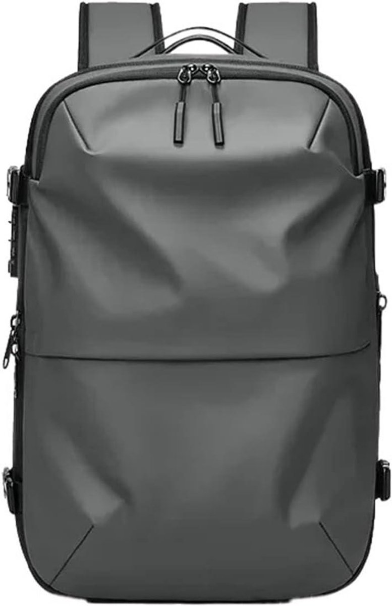 Reisrugzak - Weekendtas Laptoprugzak - Ruimte Besparen - Vacuüm Compressie - 17 inch - Zwart