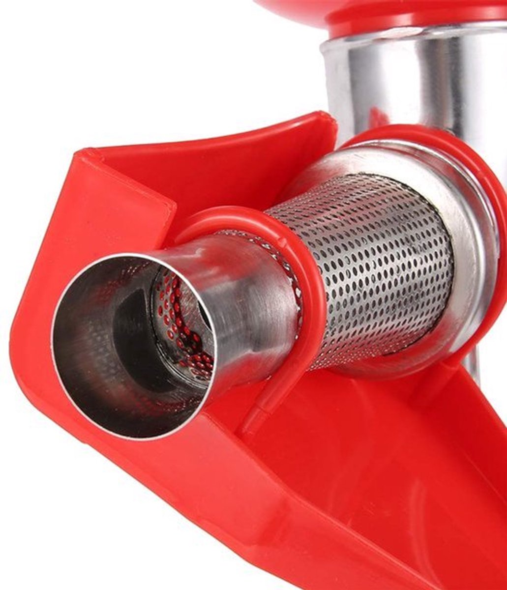 Handmatige Juicer - Model voor Groenten en Fruit - Rood - Hoog Capaciteit