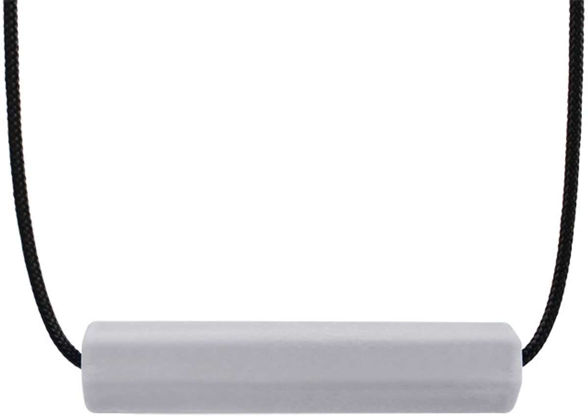 ARK Therapeutic kauwketting sensorisch speelgoed lichtgrijs standaard.