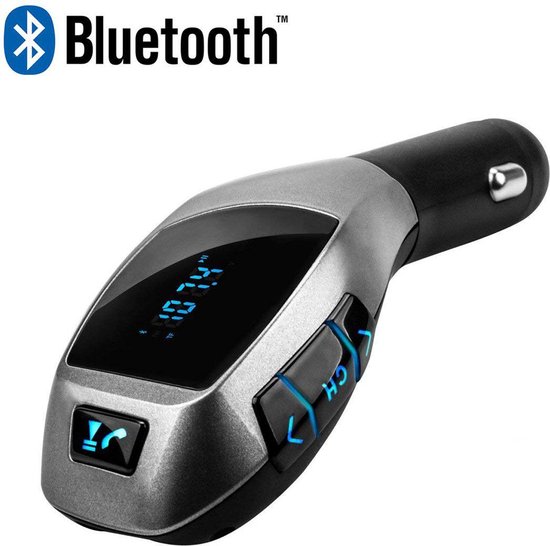 X5 MP3 Bluetooth Adapter Carkit / Handsfree bellen in de auto / Wireless Bluetooth FM Transmitter Radio Adapter Car Kit Met USB Fast-Charging, SD Kaart Poort