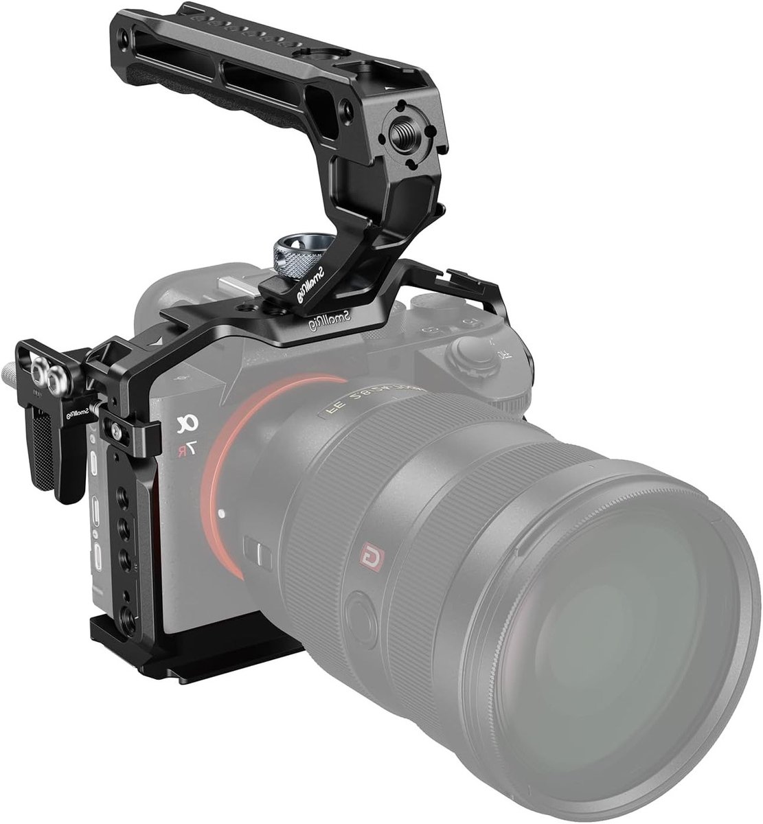 Cage voor Sony Alpha 7 III en Alpha 7R III met accessoires, bescherming en stabiliteit