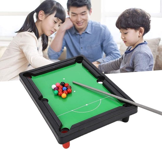 Mini Pooltafel - Biljartspel Kinderen - Interactief Gezinsspel - Hoge Simulatie Ontwerp - 33x24x6.5cm - Niet gespecificeerd — afbeelding 3