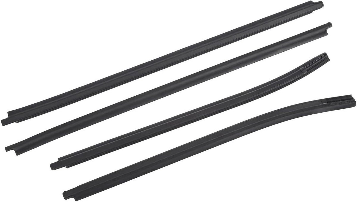 Afdichtstrip - Weerstrip rubber - Auto afdichten - Specifiek voor model - 4 stuks - Zwart