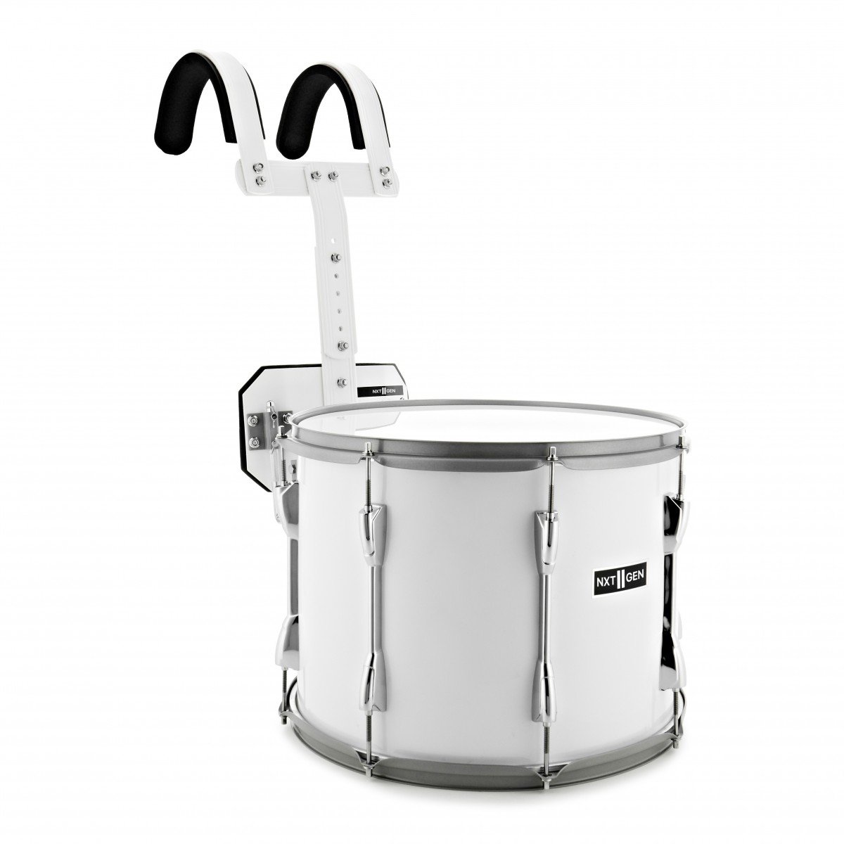 Olympic Marching 14 x 12 Drum Corps Tenor Drum, Wit