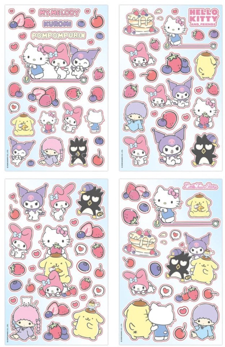 Sanrio Sticker Pack Hello Kitty & Friends 02 Everyday
